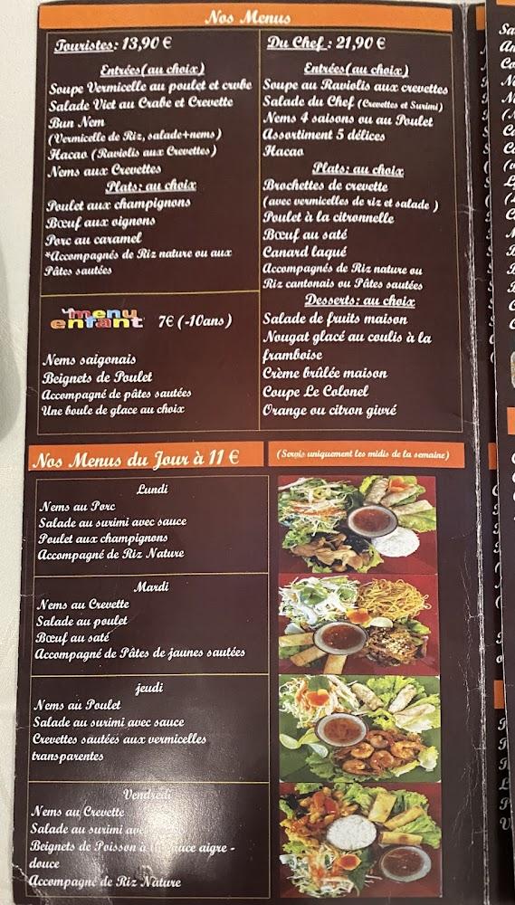 Hotel Restaurant Chez An - Menu Image 4
